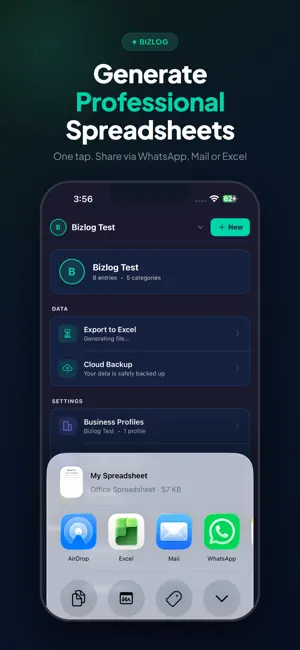 BizLog App screenshot 2