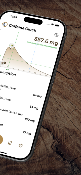 Caffeine Clock: Track Caffeine Screenshot 2 of 7