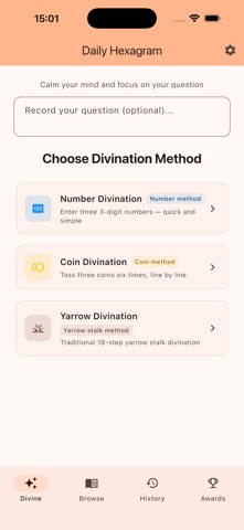 Daily Hexagram - I Ching Style Screenshot 1 of 7