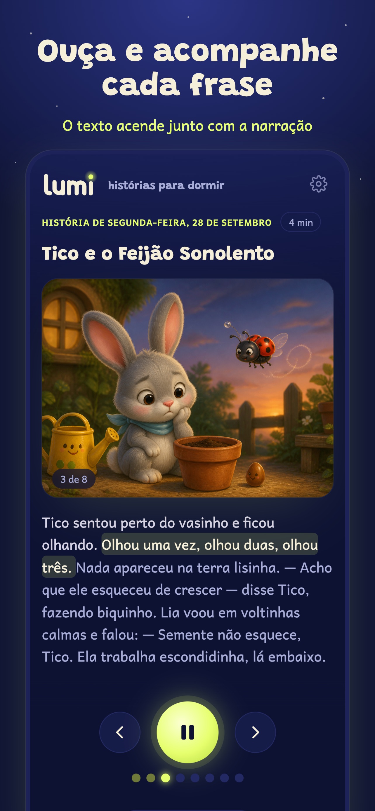 Screenshot 2 of Lumi: histórias para dormir