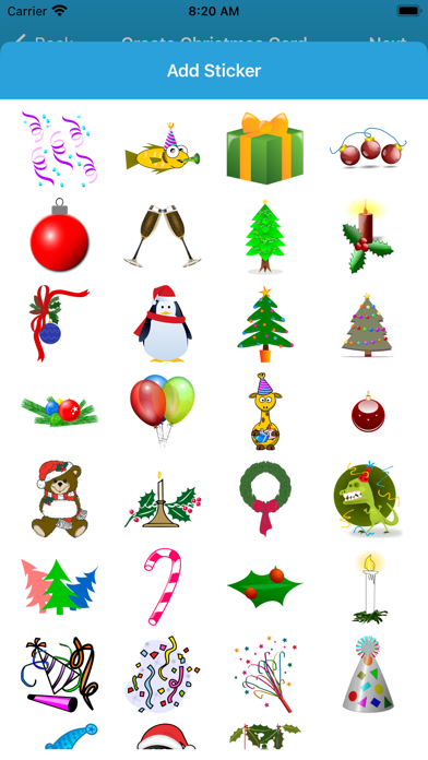 Christmas New Year Card Maker Screenshot