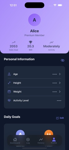 Nourish Nutrition Tracker screenshot
