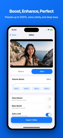 Volume Booster for Video Screenshot 2 of 4