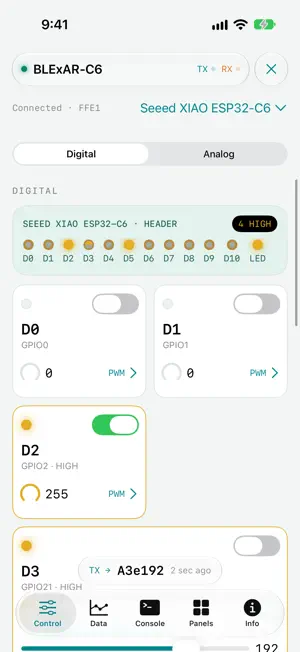 BLExAR screenshot 2