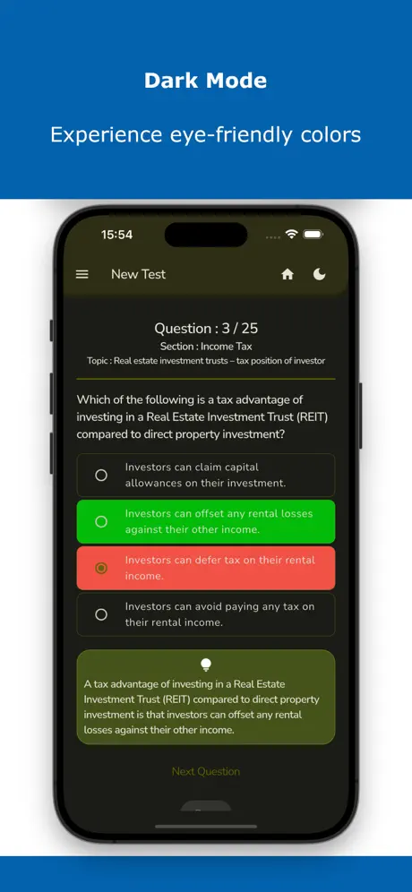 Taxation Technicians Exam Test Screenshot 4