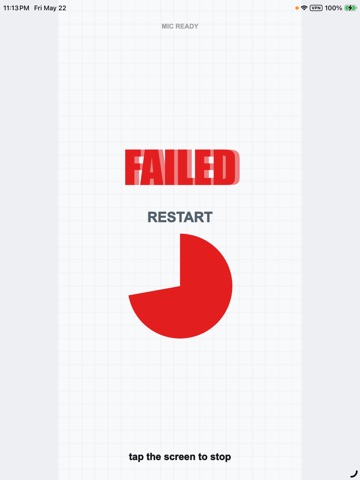 Reactive Target iPad screenshot