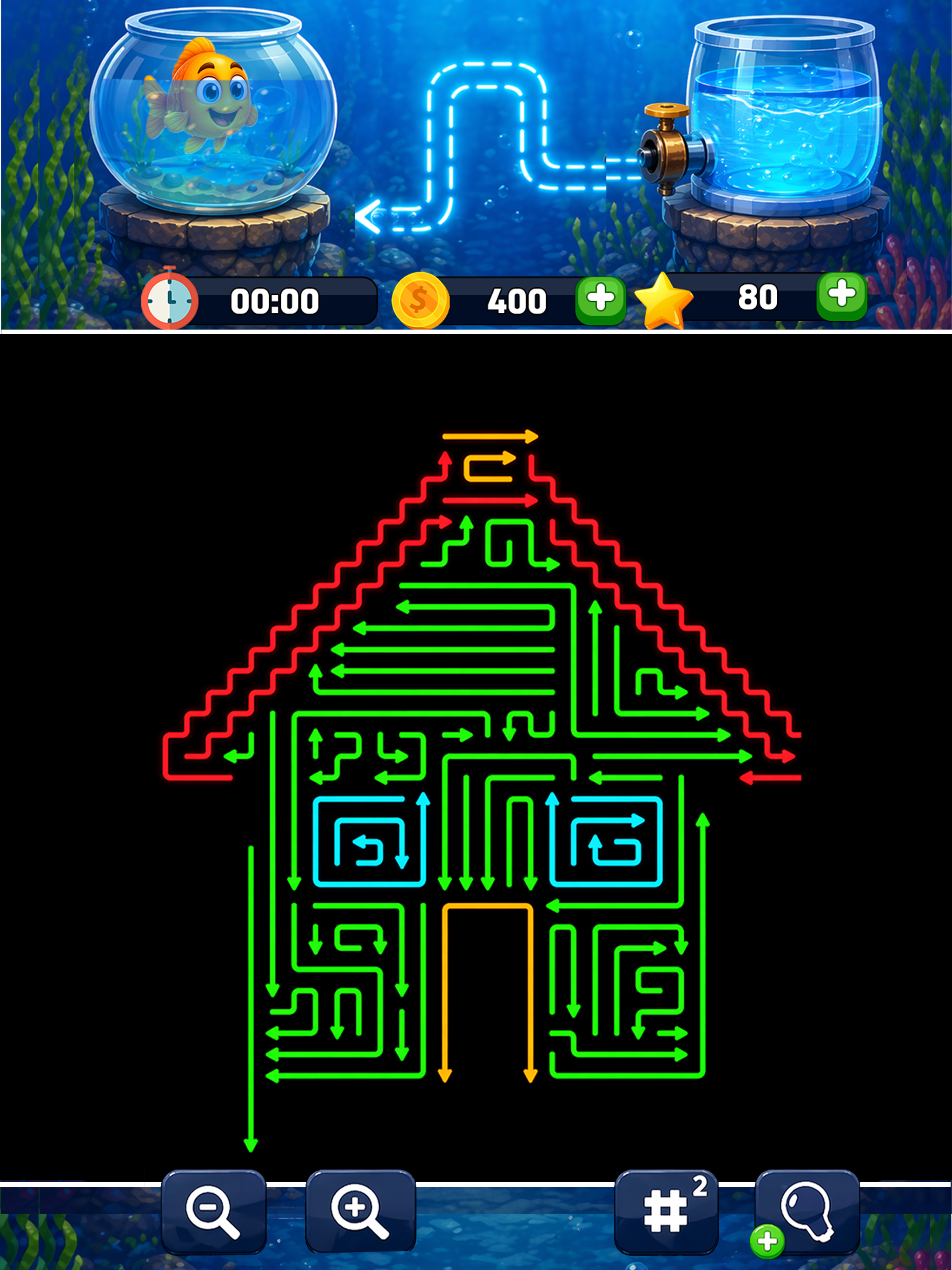 Fish Magic Clicker: Arrow Out