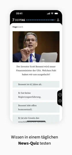 Screenshot von F.A.Z. Der Tag - Nachrichten auf dem iPhone 4