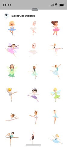Ballet Girls Stickers screenshot