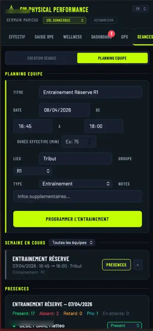 GM Physical Performance screenshot 3