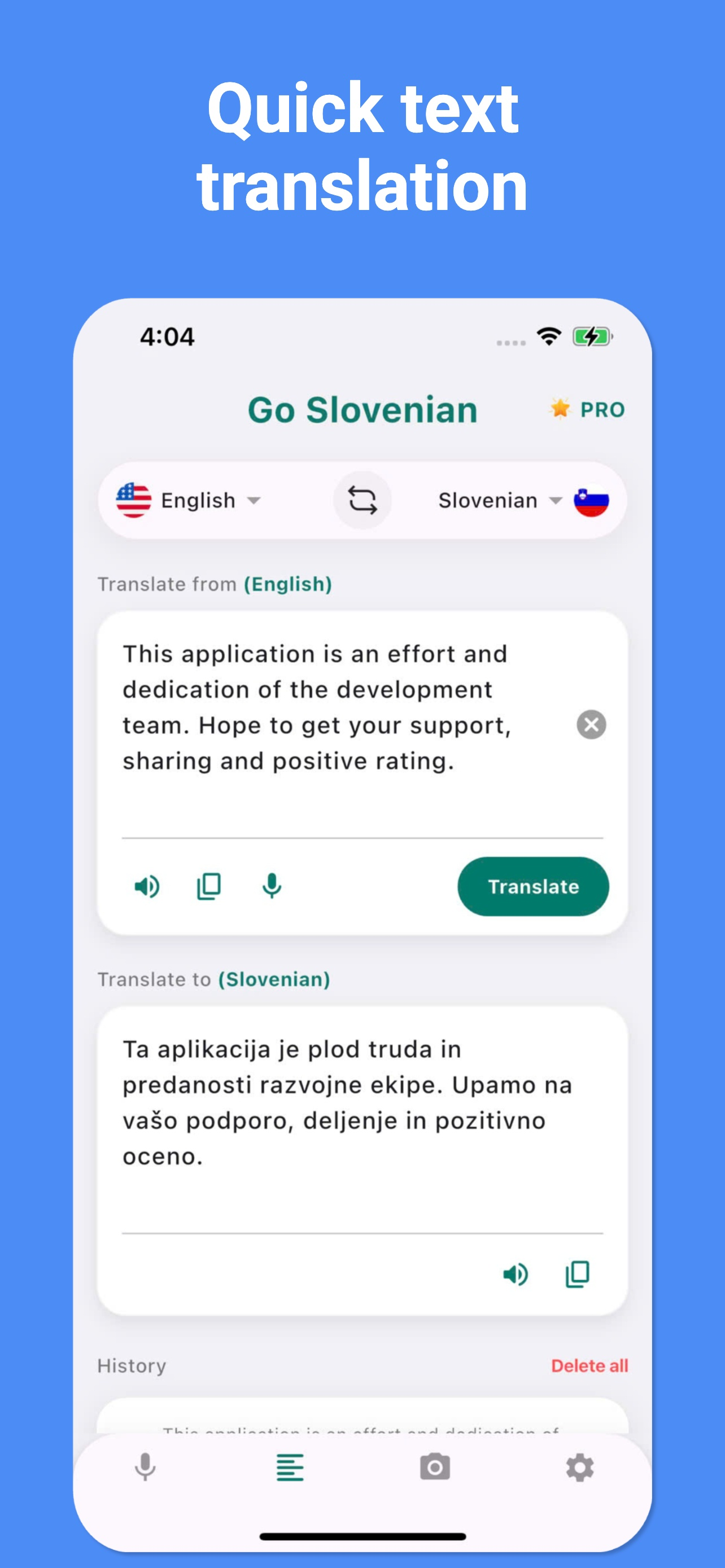 Slovenian Translator: Voice + screenshot 5