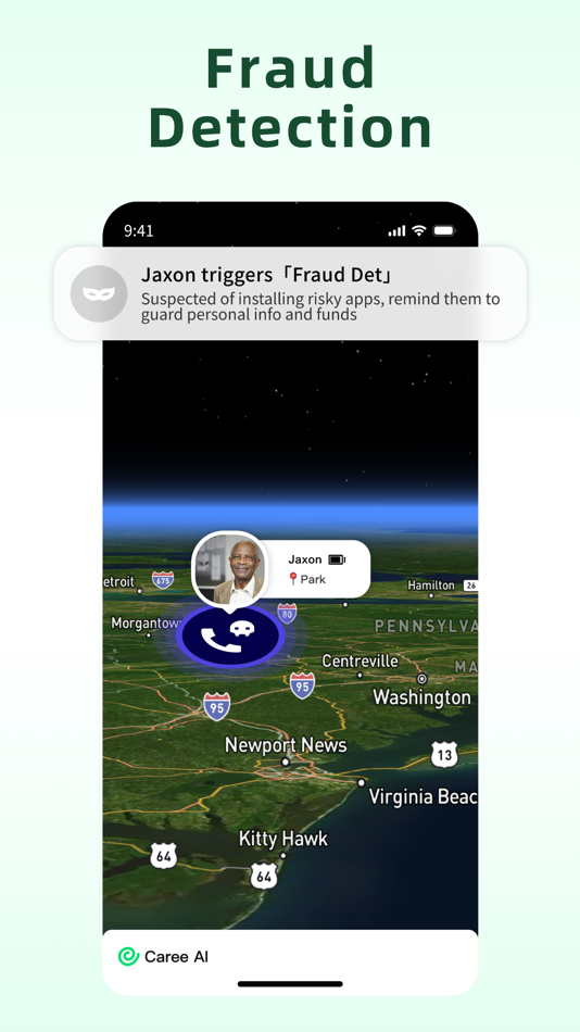 #9. Caree AI - GPS Phone Location (iOS) Podle: Moonscape Technologies Inc.