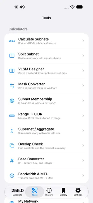 Subnet Plus: Subnet Calculator screenshot 4