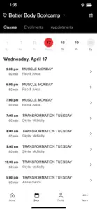 Better Body Bootcamp screenshot #2 for iPhone