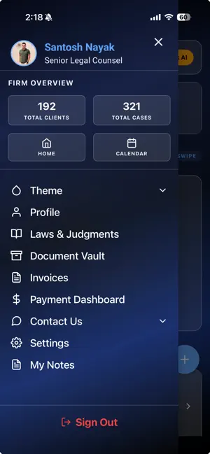 Lawyers Diary Pro screenshot 2