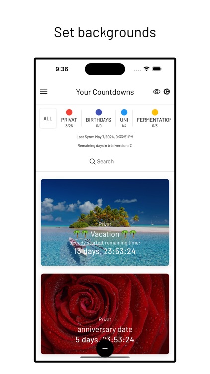 Calendar Event Countdowns