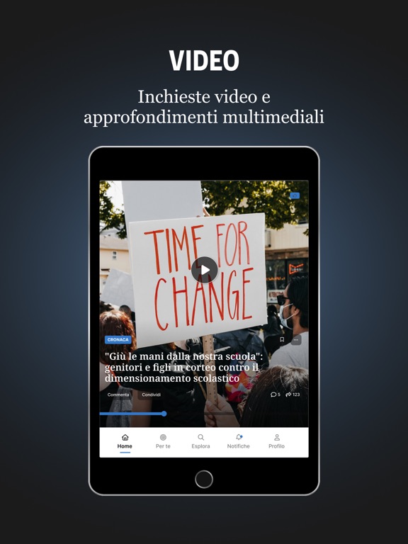 BrindisiReport iPad screenshot 5 - News app