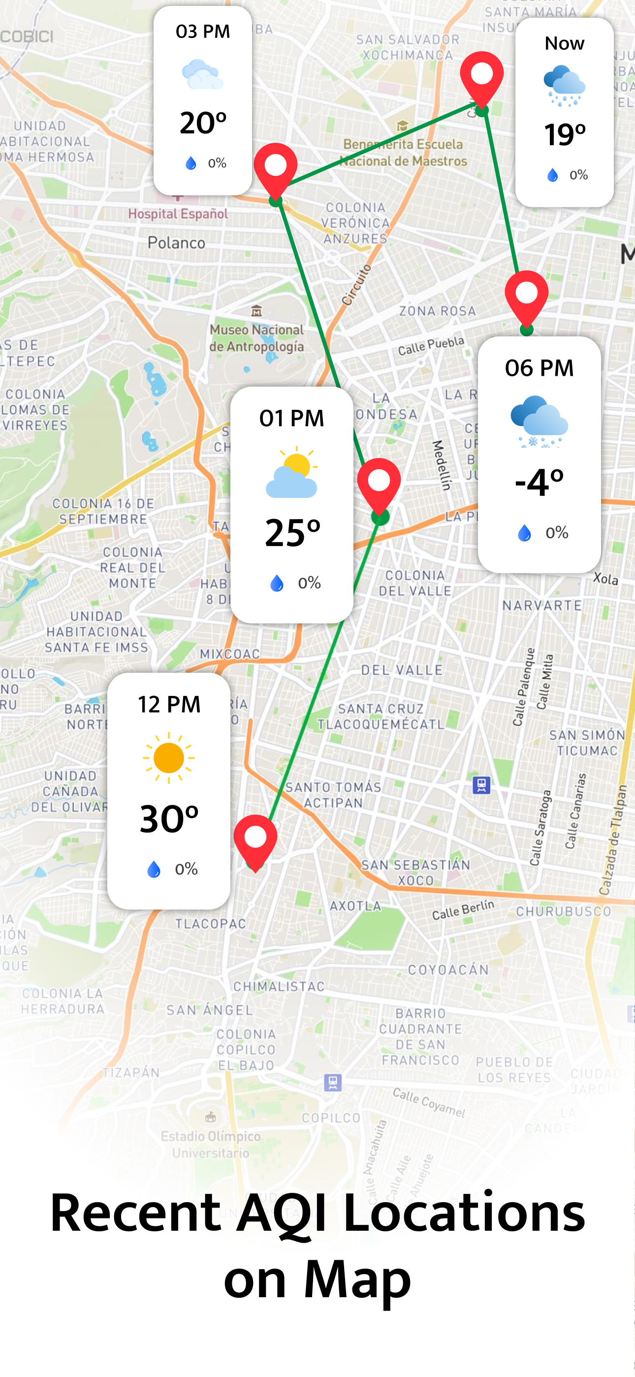 Weather Map Under : Local AQI screenshot 3