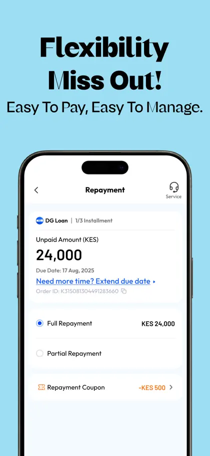 Screenshot 5 di 6 di DG Loan-Cash Online