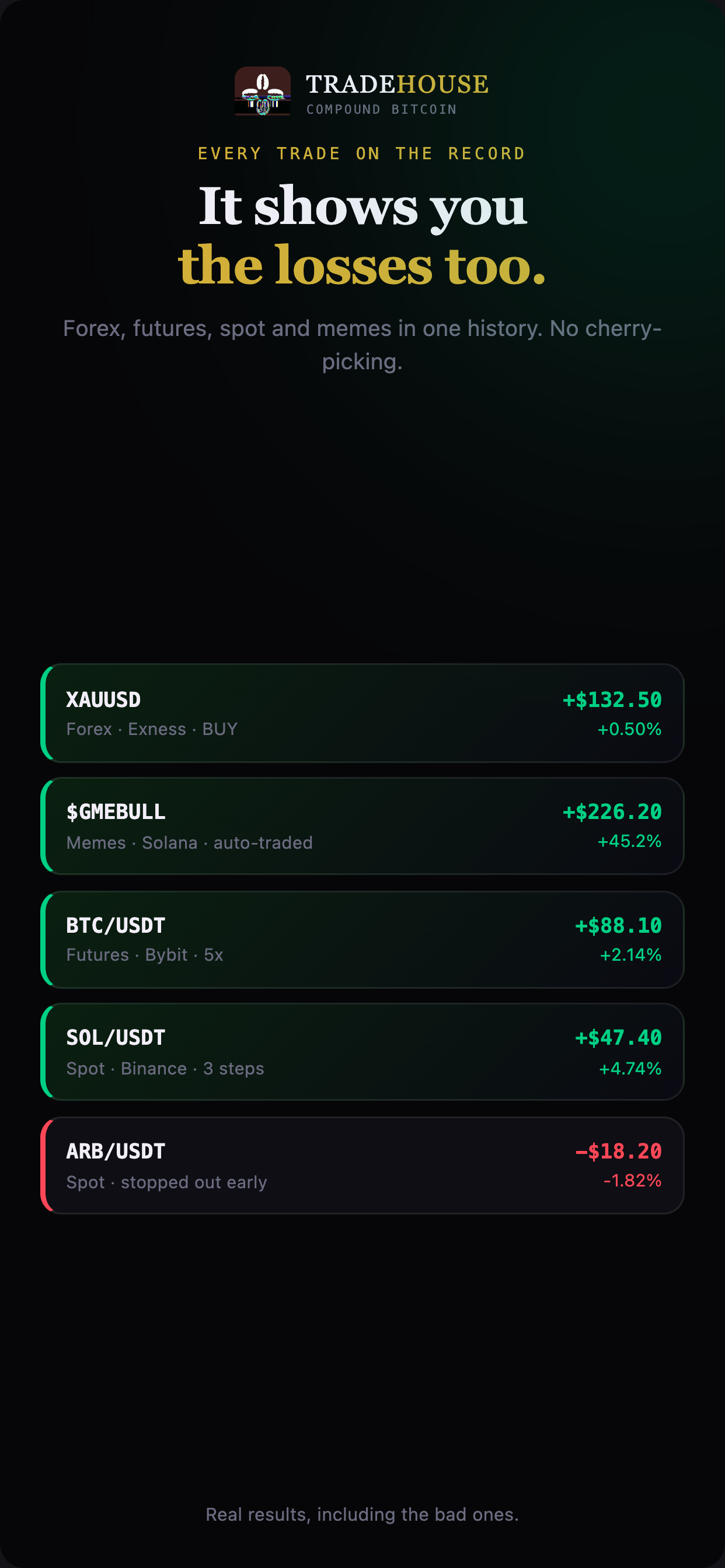 TradeHouse: Trade & HODL BTC screenshot 4