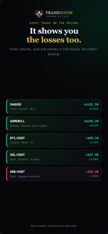 TradeHouse: Trade & HODL BTC screenshot