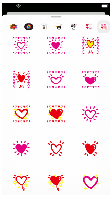 Screenshot #1 pour Heart Animation 5 Sticker