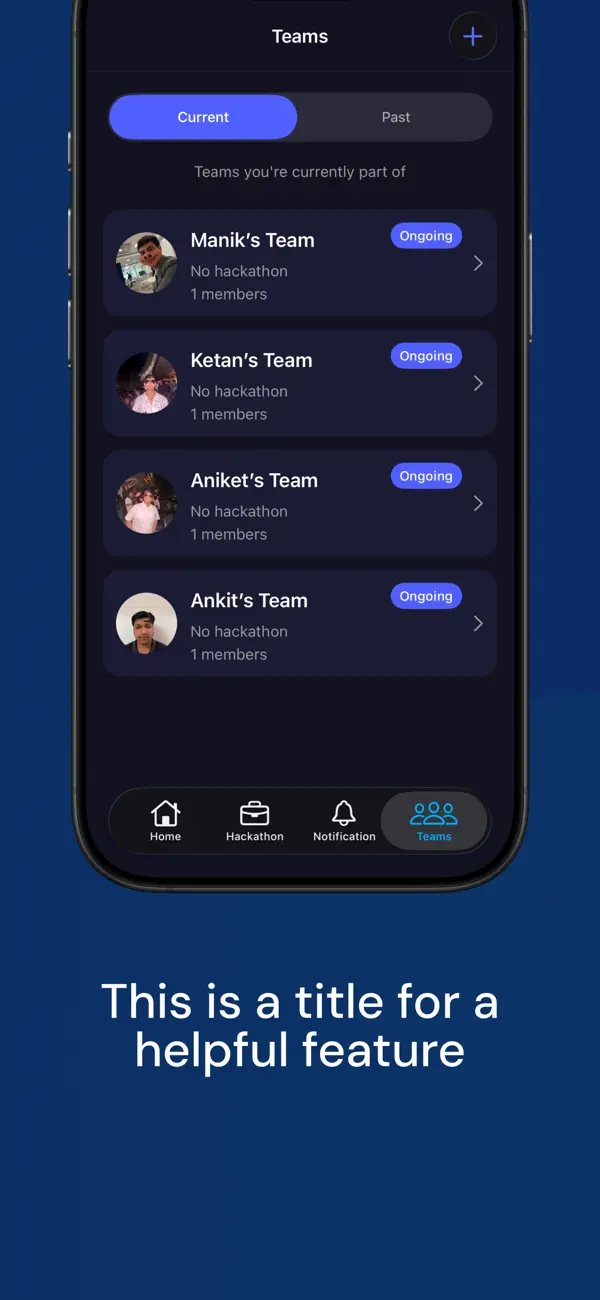 #5. HackMate (iOS) بواسطة: Manik Lakhanpal