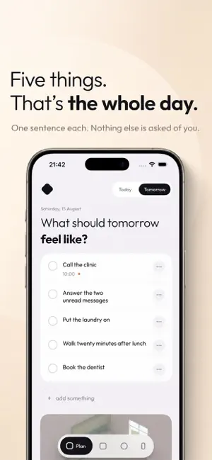Tomorrow: Night Before Planner screenshot 1