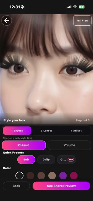 LashMuse screenshot 2