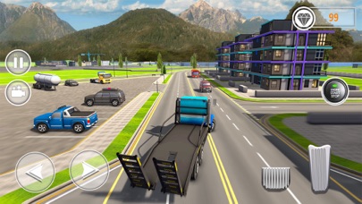 Fast Car Transport Truck Games Screenshot