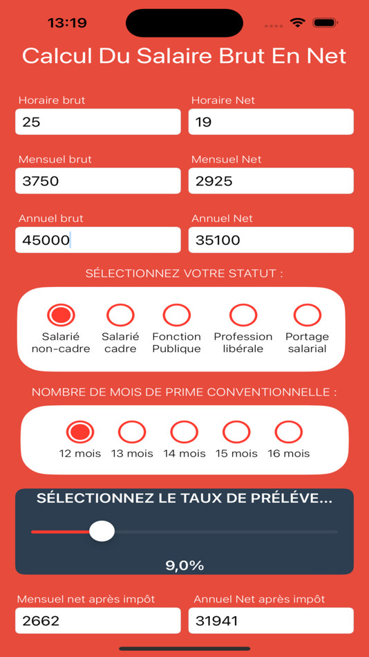 Salaire Brut/Net++ (iOS) 由: william risal Salaire Brut/Net++ (iOS) 由: william risal
