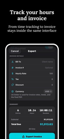 NotaTime — Time Tracker Screenshot 5 of 10
