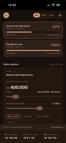 Vivid - Rastreador de ativos iPhone screenshot