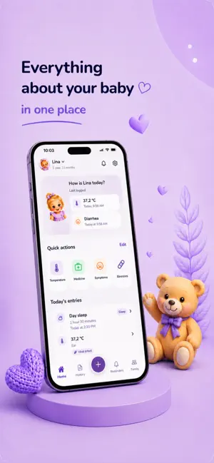 Miabeli - Baby Journal screenshot 1