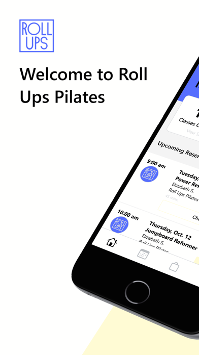 Roll Ups Pilates iPhone screenshot 1 - Health & Fitness app