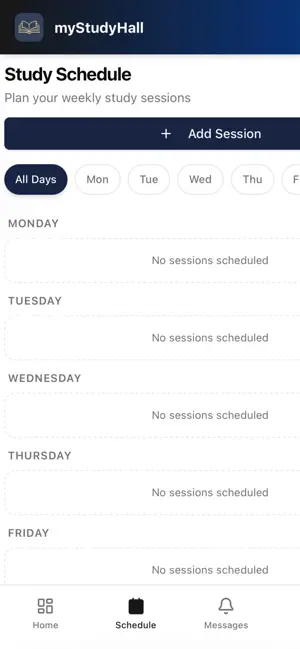 myStudyHall screenshot 1