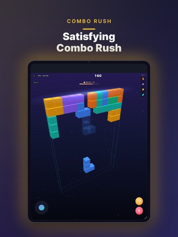 CubeWell: 3D Block Puzzle iPad screenshot