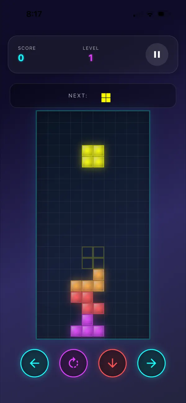 Screenshot #3 pour BlockBlitz Neon