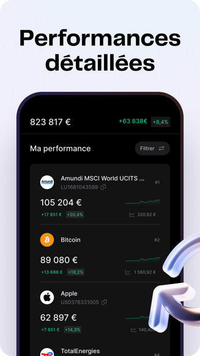 Screenshot #3 pour Finary : Patrimoine & Budget