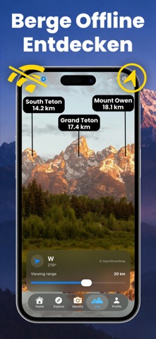 Berg Erkennen: Peak Lens iPhone screenshot 5