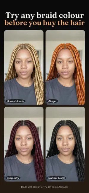 Hairstyle Try On: Braids, Locs screenshot 3