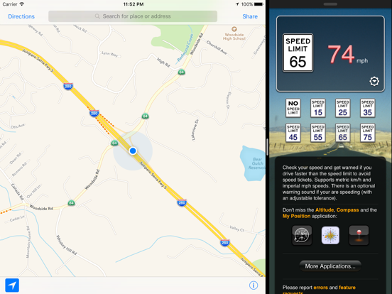 Screenshot #5 pour Speed Limit App