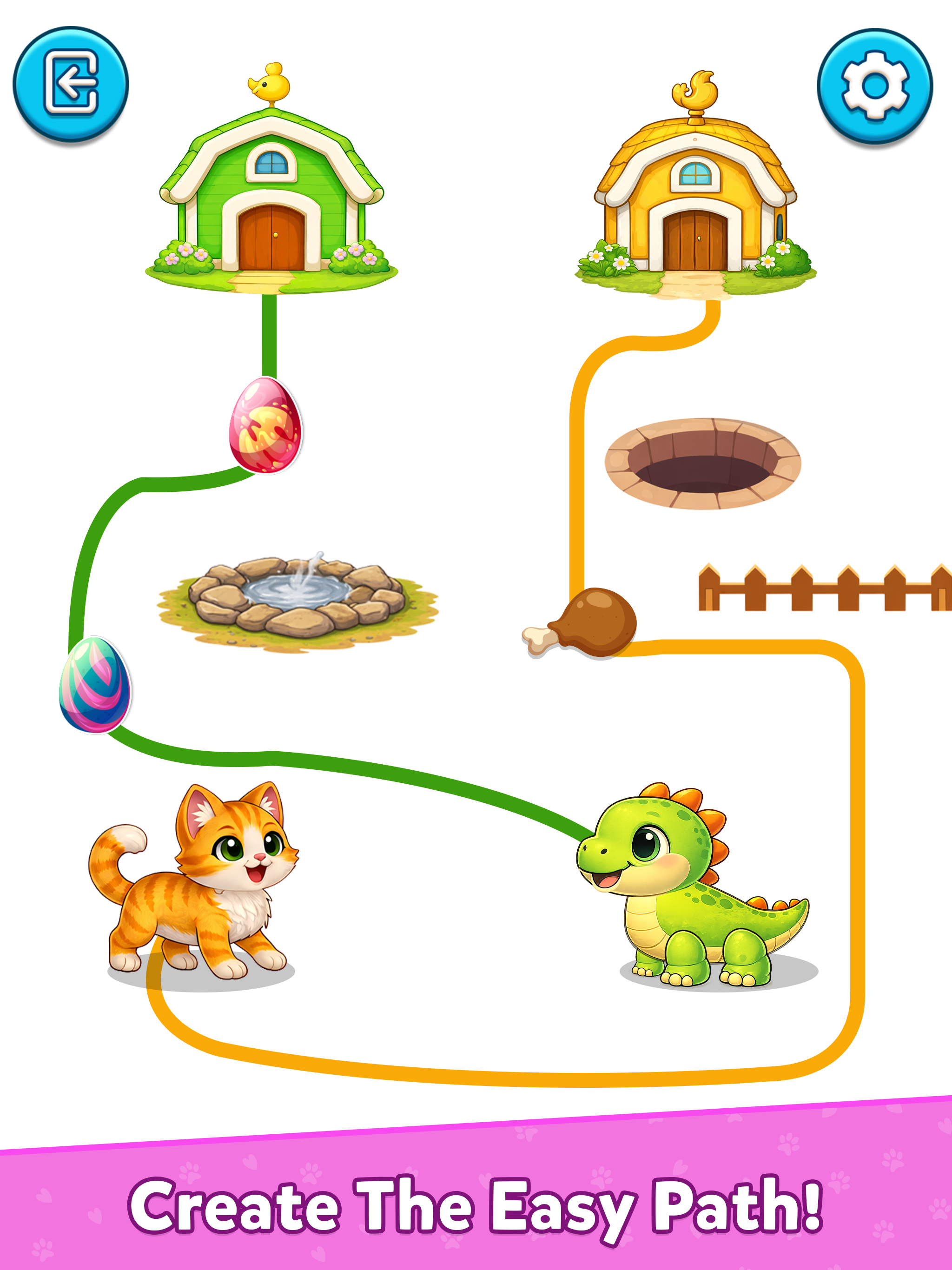 Dino Rush: Draw to Home