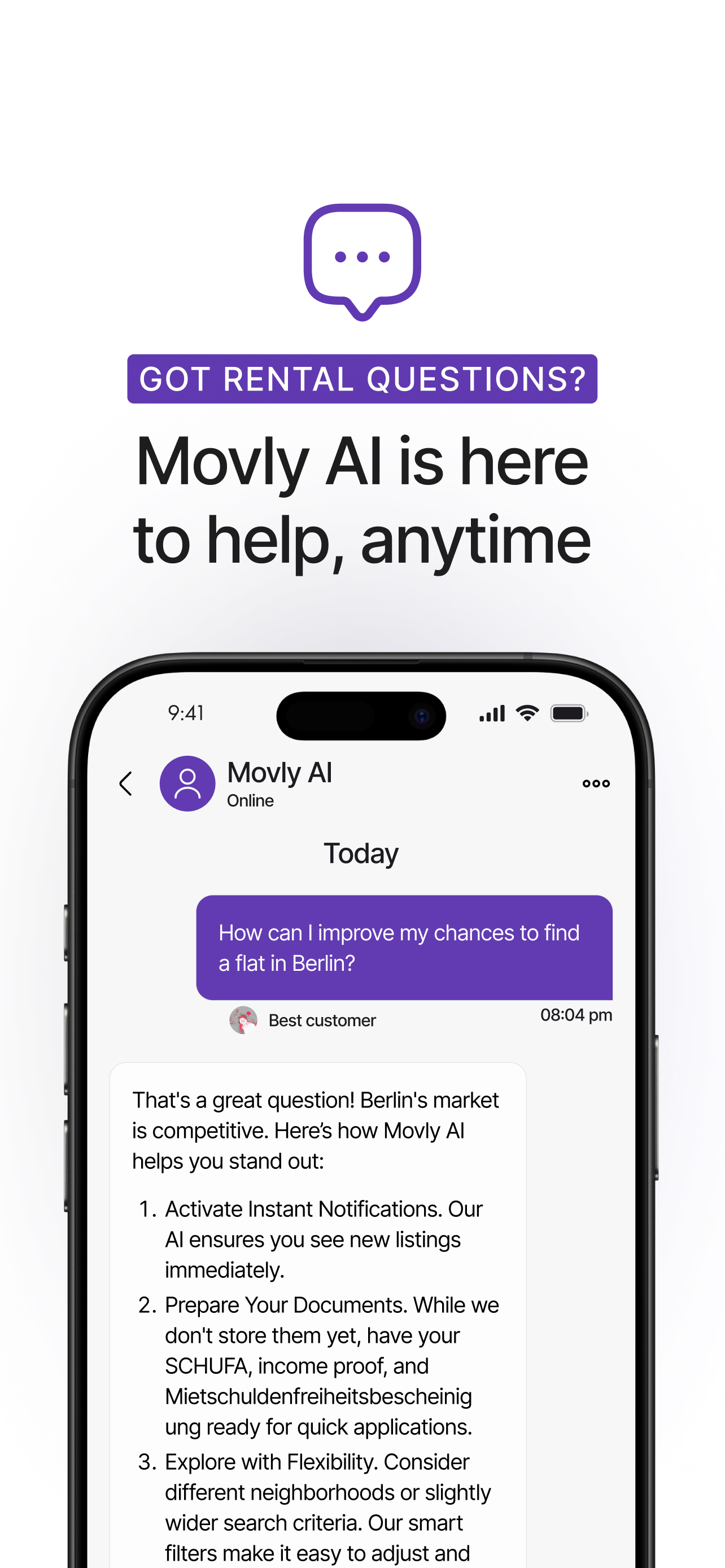 Movly AI Flat Finder