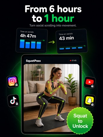 SquatPass: Exercise To Scroll