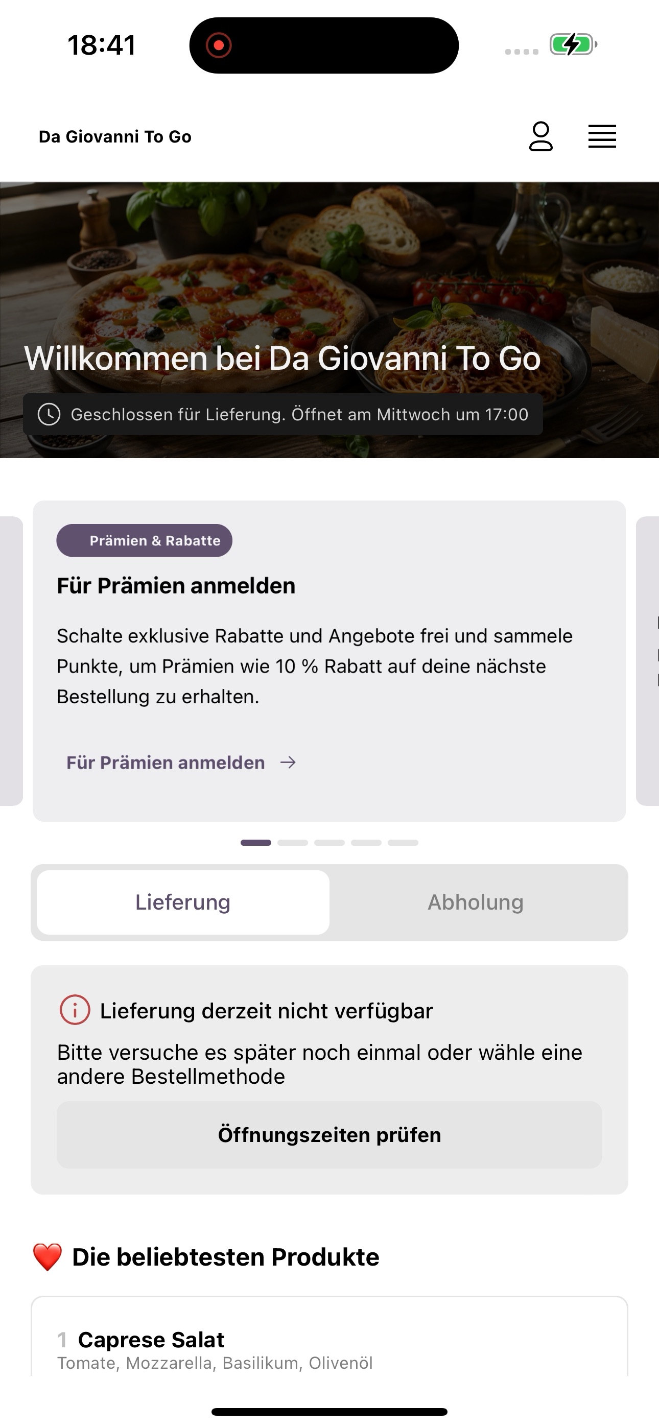 Screenshot 3 of Da Giovanni To Go Mühlhausen