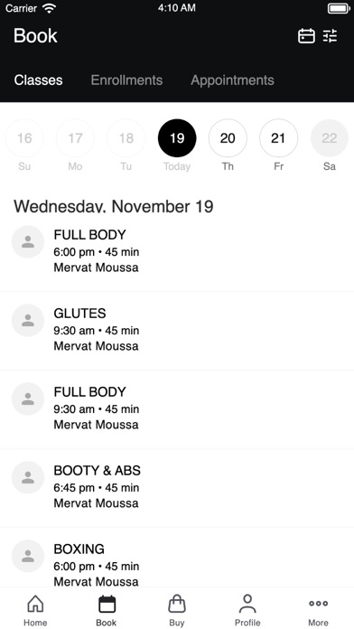 Fearlessfitt app screenshot 2