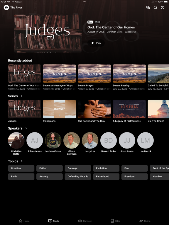 The River MT iPad screenshot 2 - Education app