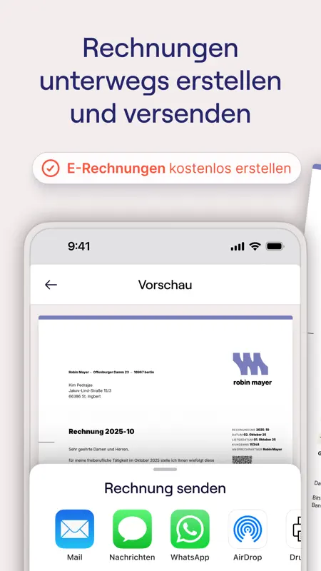 sevdesk Buchhaltung & Rechnung screenshot 3 of 7