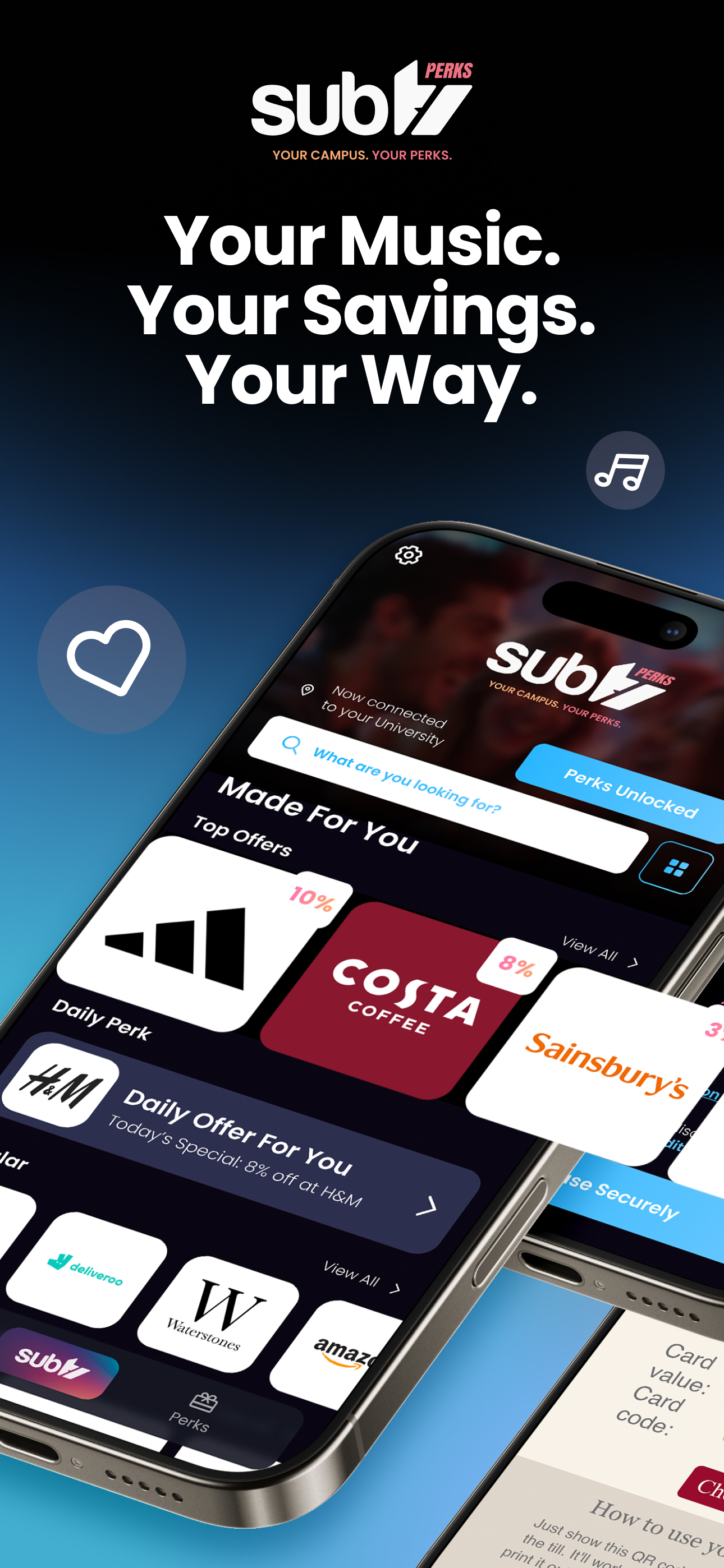 SUBTV PERKS: Student Discounts